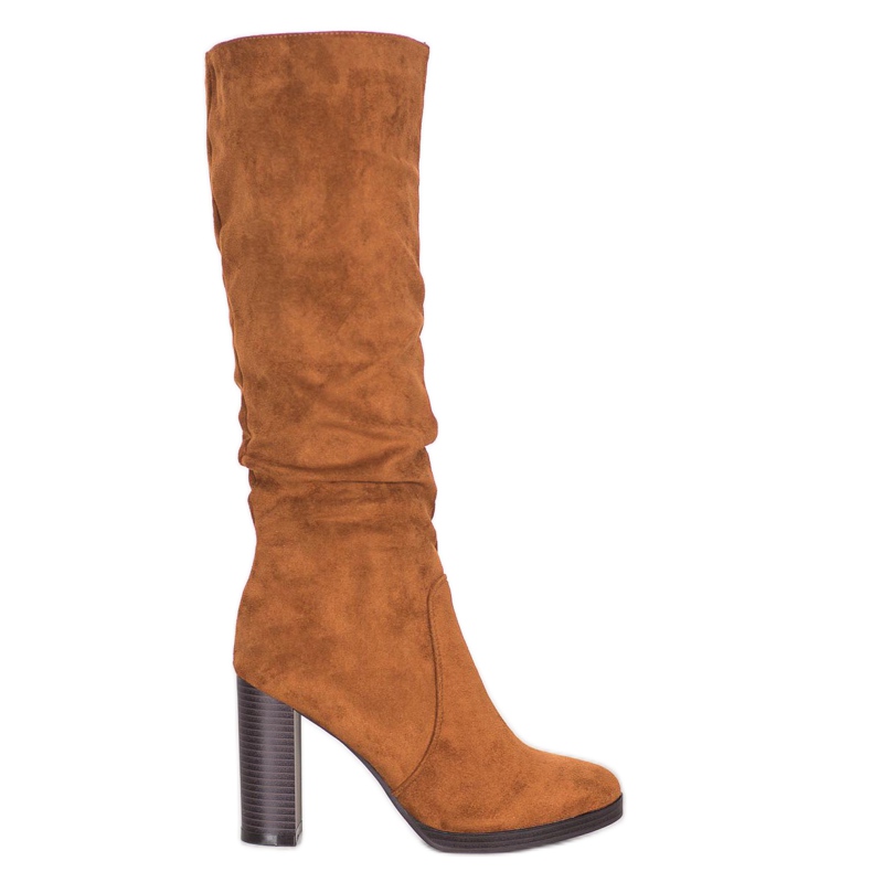 Super Me Suede boots brown