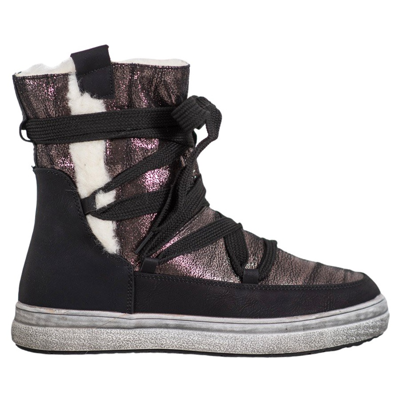 SDS Warm snow boots brown black SDS Warm snow boots brown black