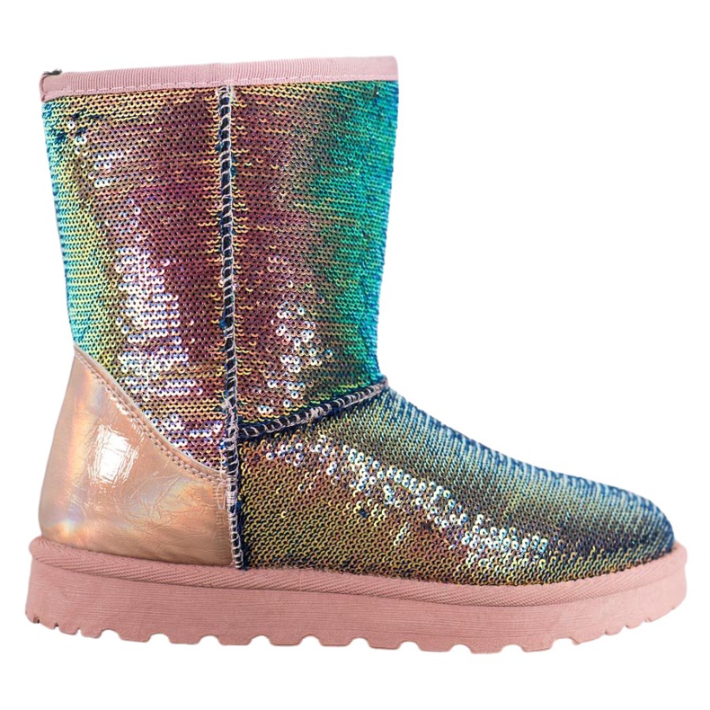 SHELOVET Mukluki With Sequins multicolored