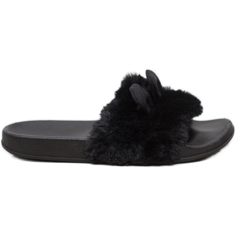SHELOVET Black Slippers SHELOVET Black Slippers