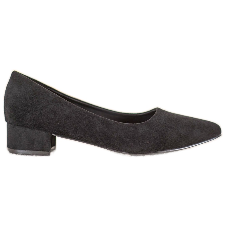 SHELOVET Flat Heel Pumps black