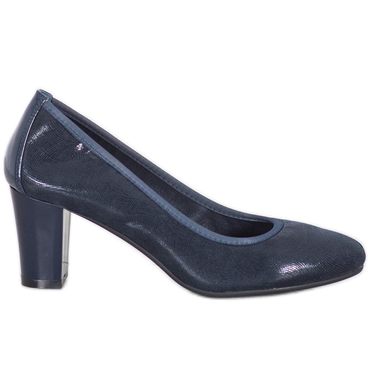 Sergio Leone Comfortable Navy Blue Pumps Sergio Leone Comfortable Navy Blue Pumps