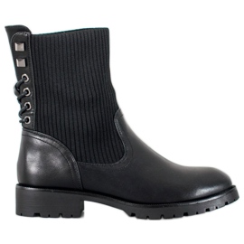 SDS Slip-on boots black