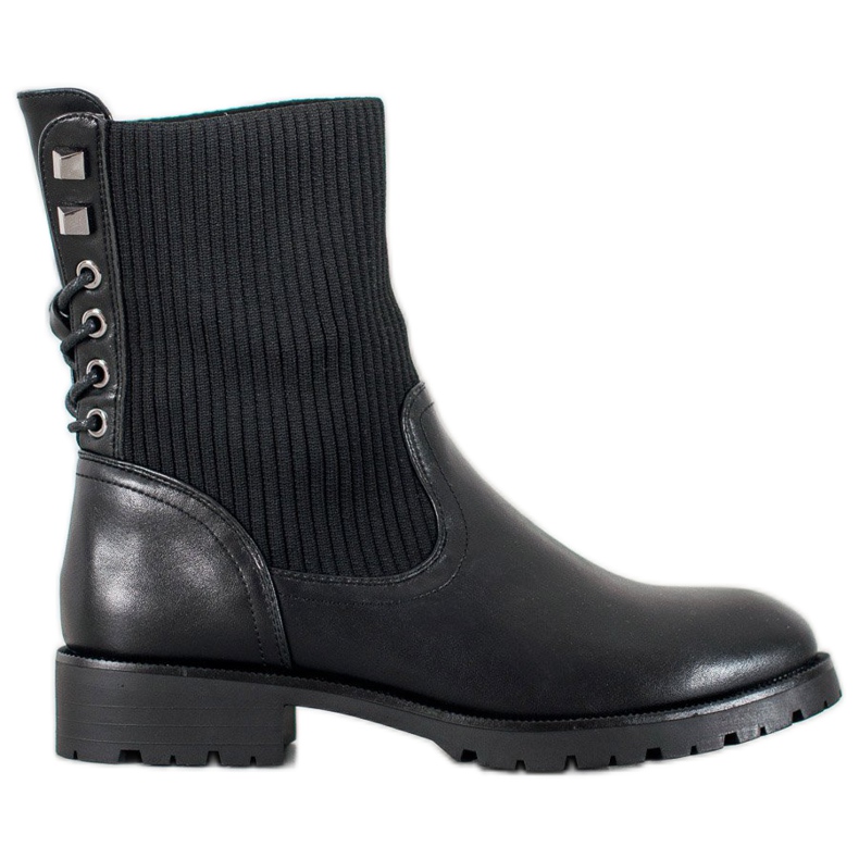 SDS Slip-on boots black