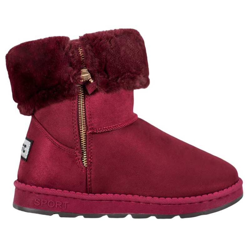 Bona Mukluki With Roll Up Shank red multicolored