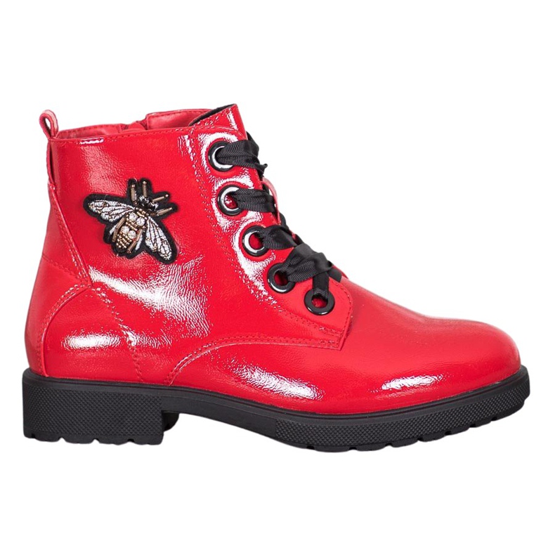 Sergio Leone Boots With Application red