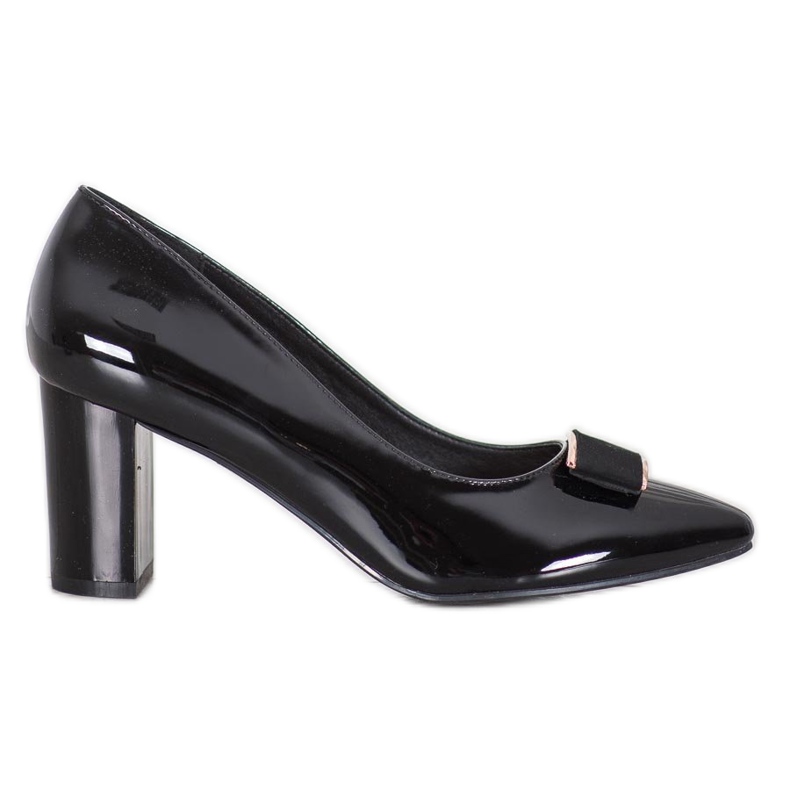 Sergio Leone Elegant Pumps On A Pillar black