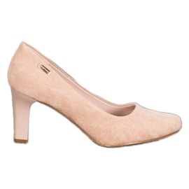 Sergio Leone Suede High Heels brown