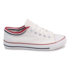 Cream sneakers B82-4 multicolored