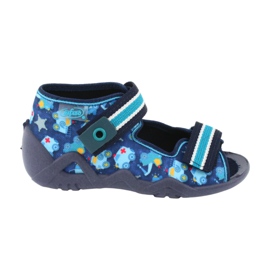 Befado children's shoes 250P090 navy blue blue multicolored