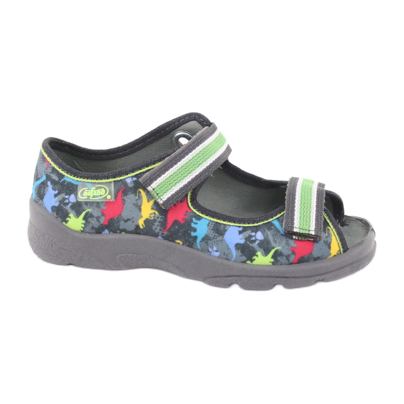 Befado children's shoes 969X140 grey multicolored green