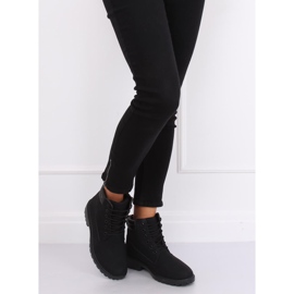 Black women's timber boots W-3033 Black II Type