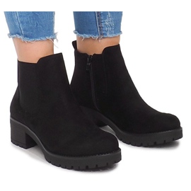 Suede Boots B05 Black