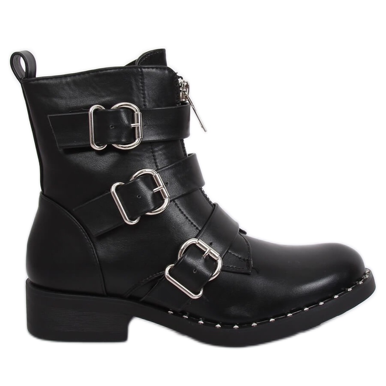 Black military boots NC851 Black