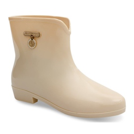 Wellington boots with bow BL01 Beige Wellington boots with bow BL01 Beige