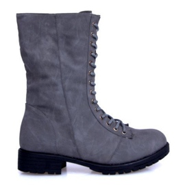 Insulated Military Trappers C7-1 Gray grey