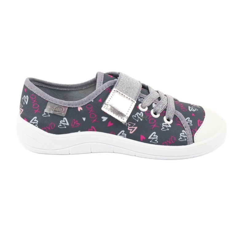 Befado children's sneakers 251Y138 white pink grey