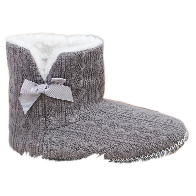VINCEZA slippers grey VINCEZA slippers grey