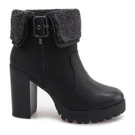 Insulated Ankle Boots A89619 Black