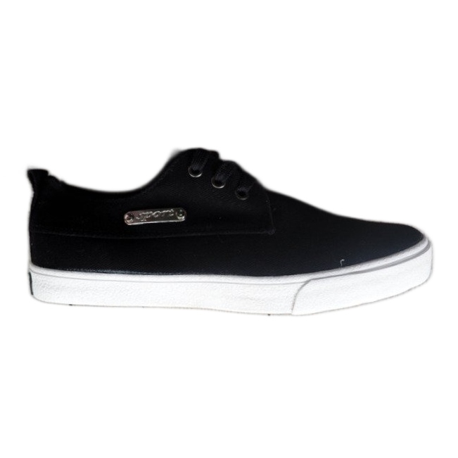 Textile Casual Sneakers Y011 Black