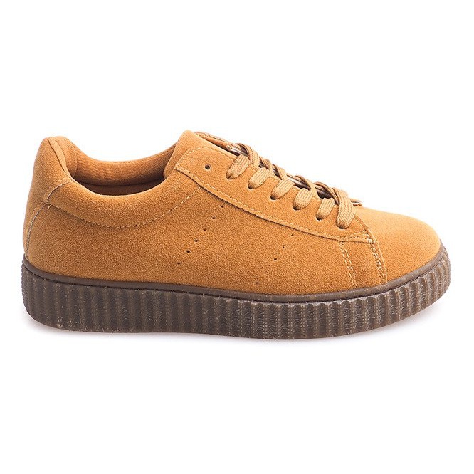 Creepers Boots On The T5020 Camel Platform brown