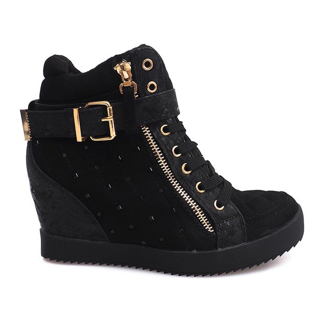 Wedge Sneakers 6227 Y Black