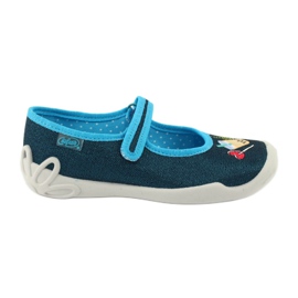Befado children's shoes 114Y385 navy blue blue