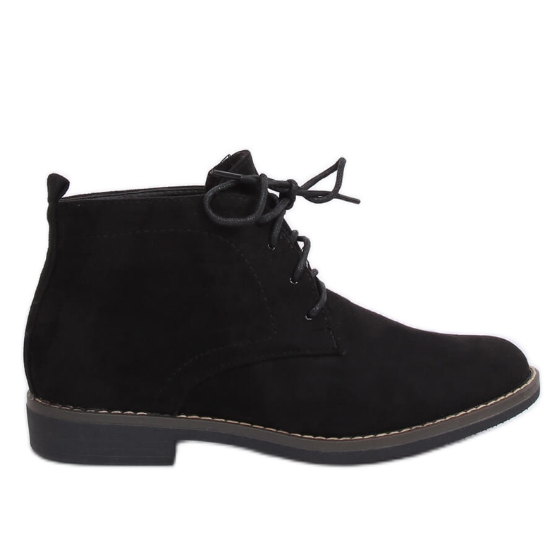 Black lace-up boots 8B977 Black
