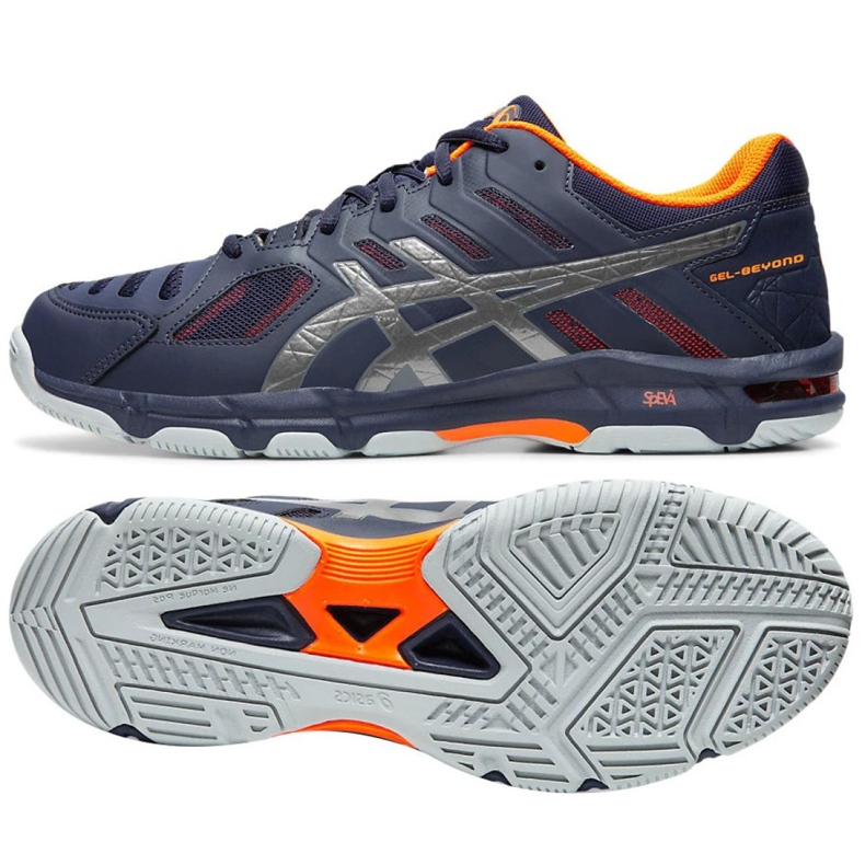 Asics Gel Beyond 5 M B601N 402 volleyball shoes multicolored navy blue