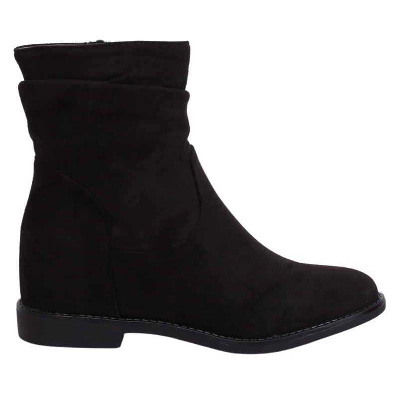 Black Boots on a hidden wedge heel 2C8AX7680-1 Black