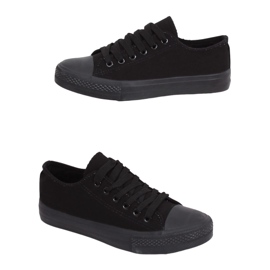 Black women's sneakers PQ-22 Black