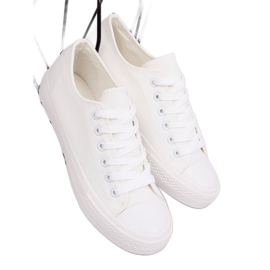 White women's sneakers PQ-22 White White women's sneakers PQ-22 White
