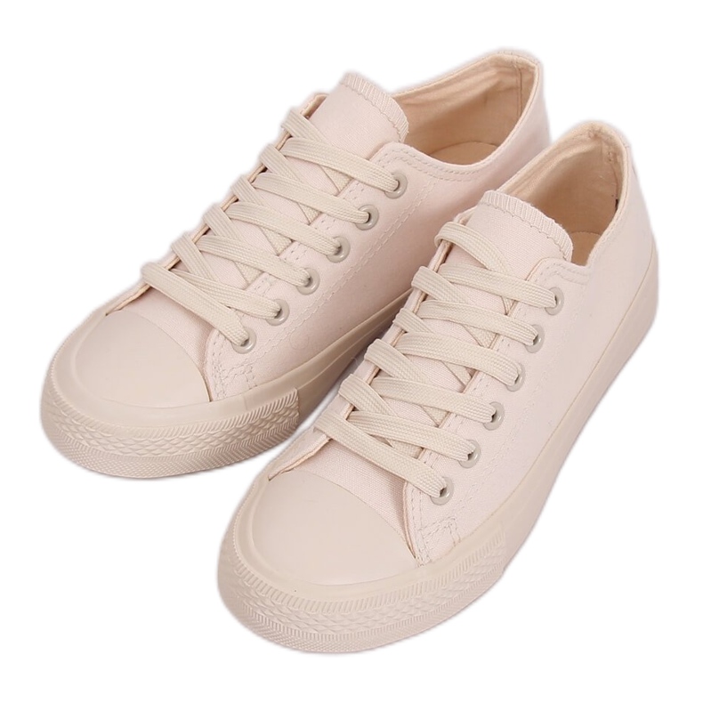 Women's beige sneakers PQ-22 Beige Women's beige sneakers PQ-22 Beige