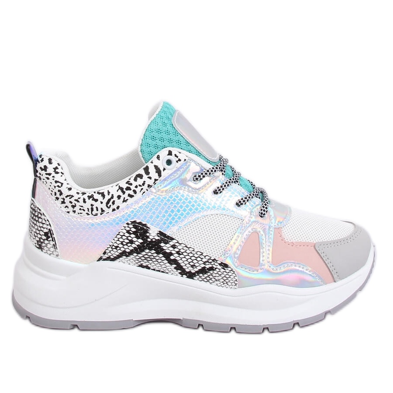 NB317P White sports shoes multicolored