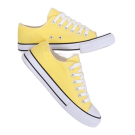 Classic yellow women's sneakers 7050Y Yellow Classic yellow women's sneakers 7050Y Yellow