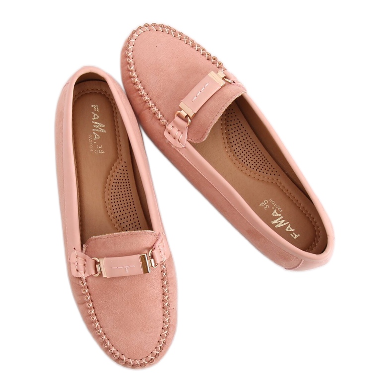 Pink Women's loafers FM3024 Pink