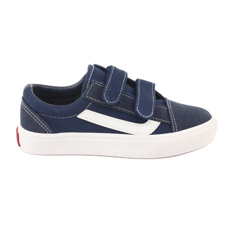 Velcro sneakers AlaVans Atletico 18081 navy white navy blue Velcro sneakers AlaVans Atletico 18081 navy white navy blue