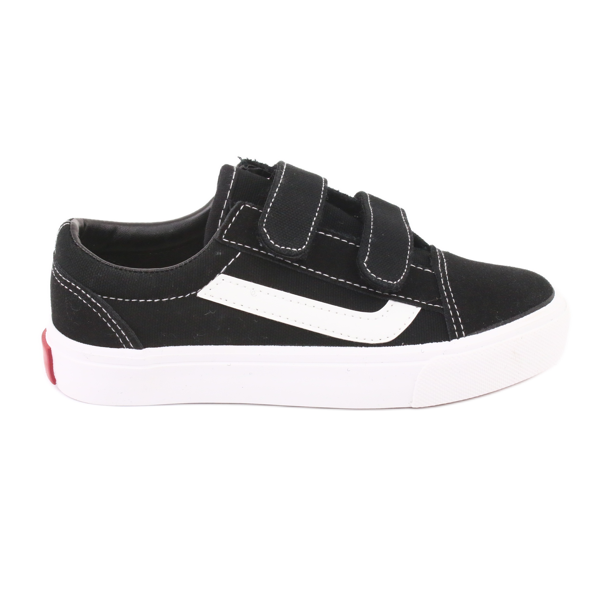 Velcro vans sales womens black