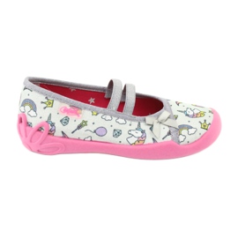 Befado children's shoes 116X266 pink grey Befado children's shoes 116X266 pink grey
