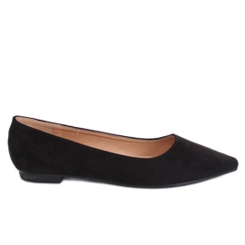 Black pointed ballerinas A822 Black