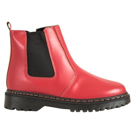 SHELOVET Chelsea Boots On The Platform red