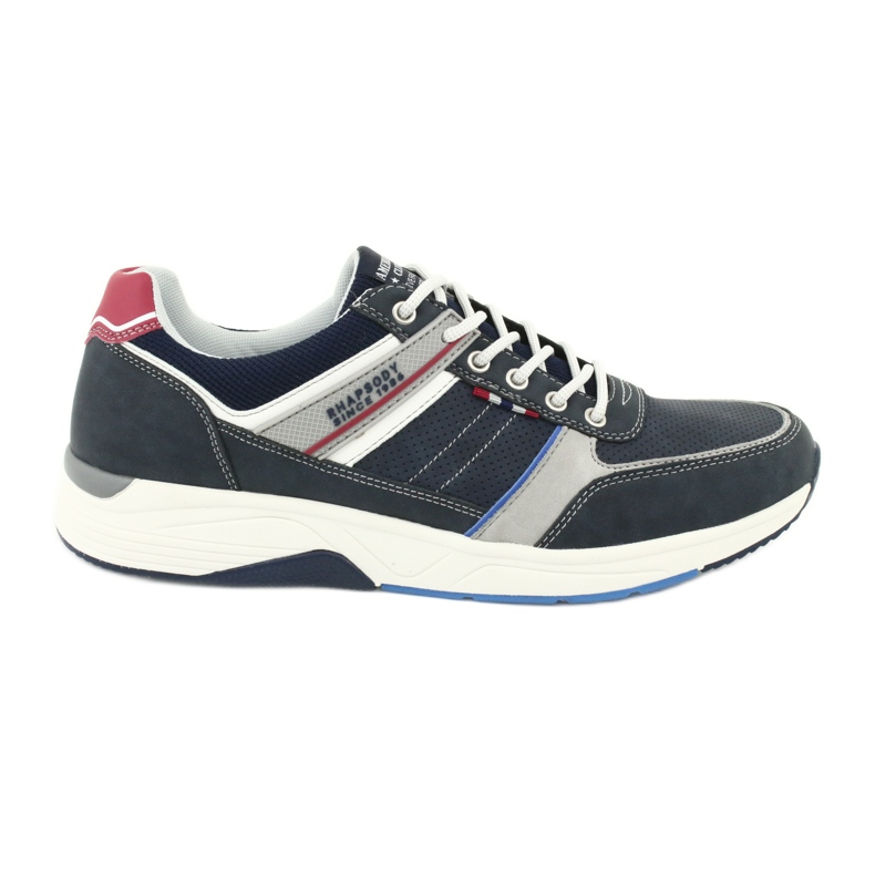 ADI American Club RH07 sports shoes red navy blue grey