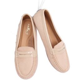 Women's beige loafers FM2958-3 Beige