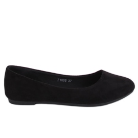 Black plain ballerinas Z1005 Black