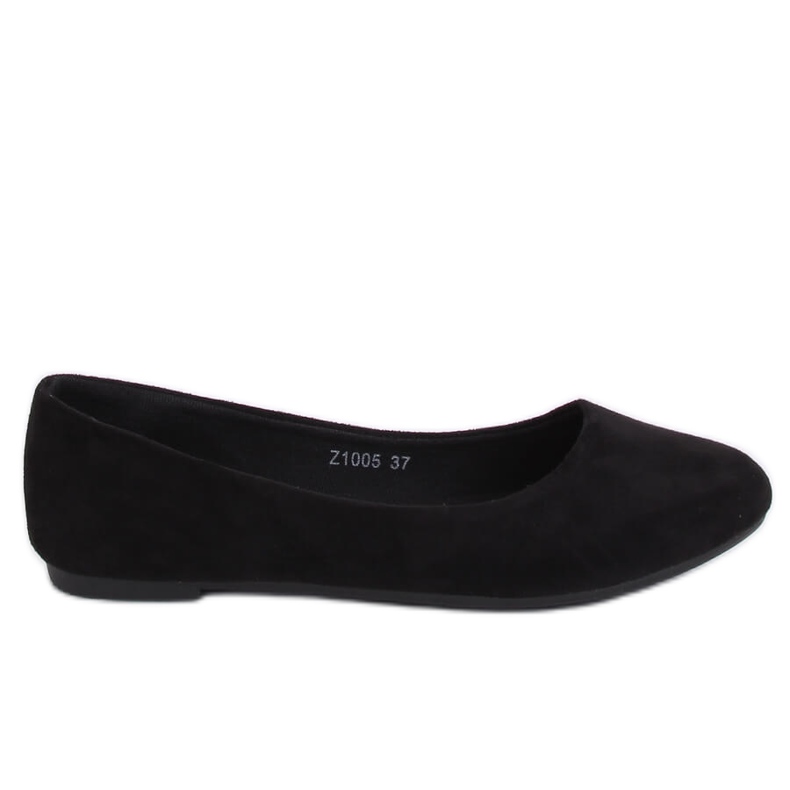 Black plain ballerinas Z1005 Black