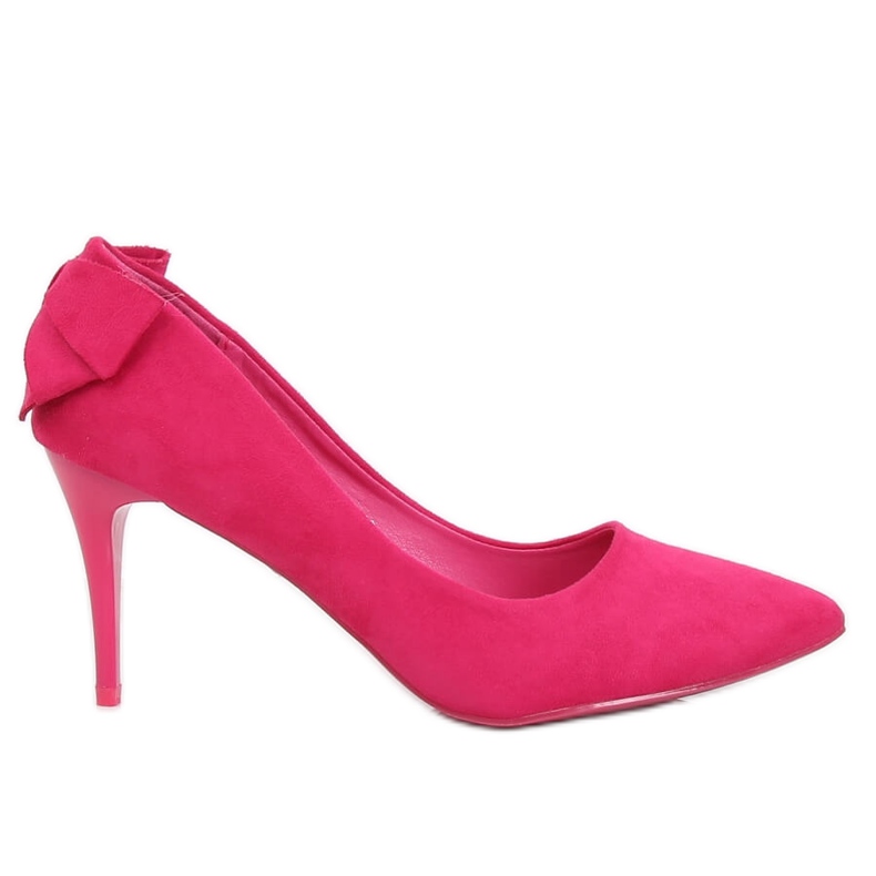 Pumps on a pin with a bow fuchsia NF-46 Fuchsia Ii Species pink