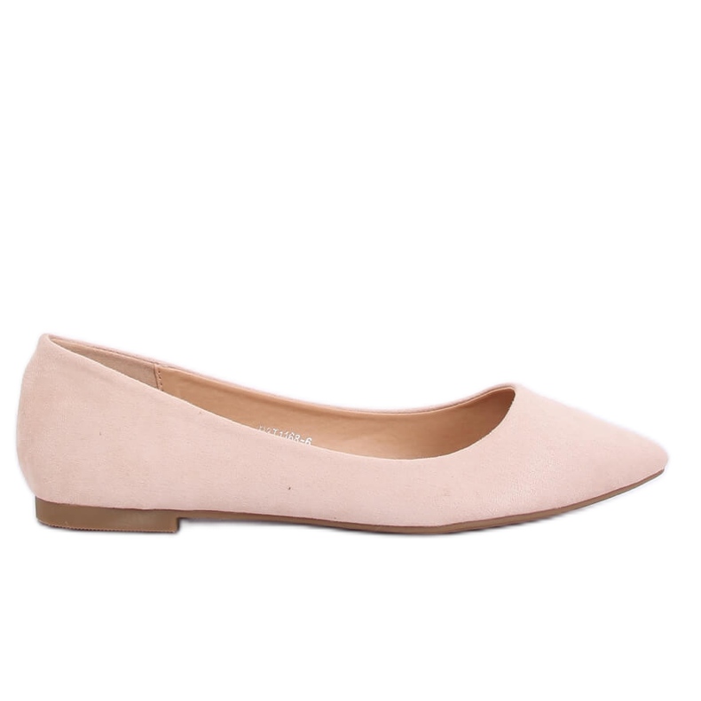 Women's beige ballerinas P3T1168-6 Apricot Women's beige ballerinas P3T1168-6 Apricot