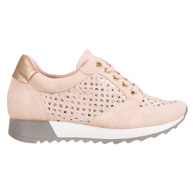 Kylie Openwork shoes on the platform pink