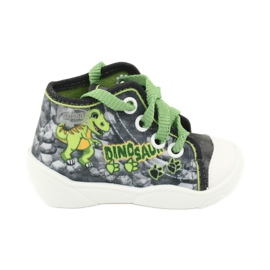 Befado children's shoes 218P058 grey green Befado children's shoes 218P058 grey green