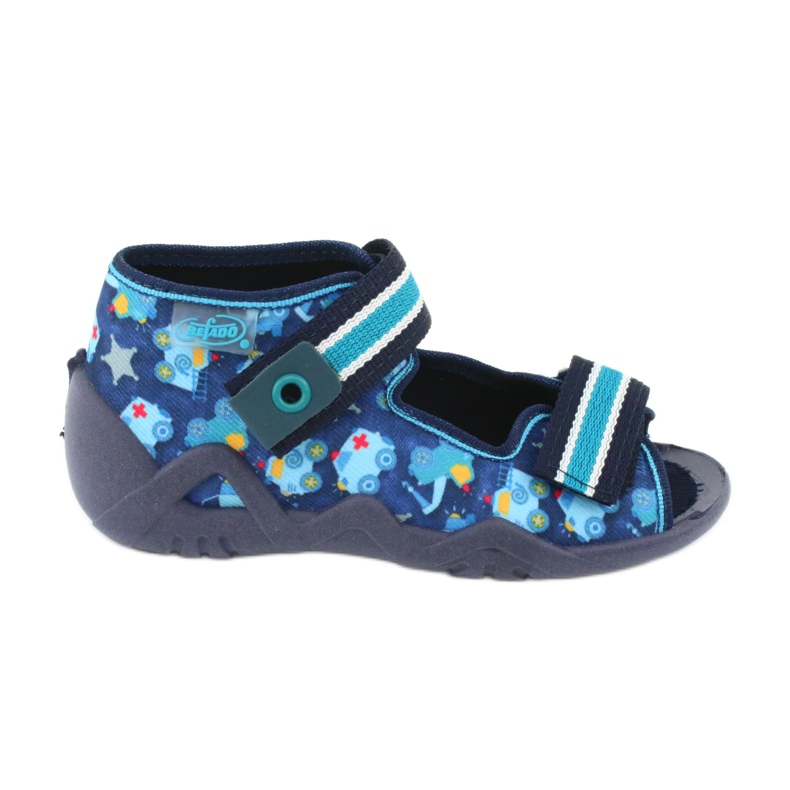 Befado sandals children's shoes 250P090 white navy blue blue